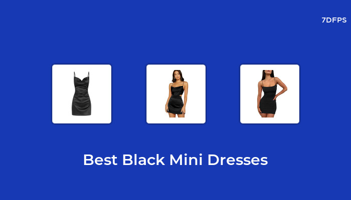 Amazing Black Mini Dresses That You Don't Want To Missing Out On