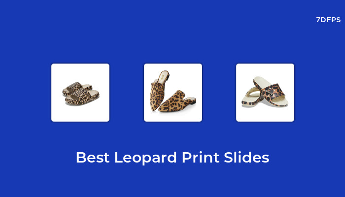 The Best-Selling Leopard Print Slides That Everyone is Talking About