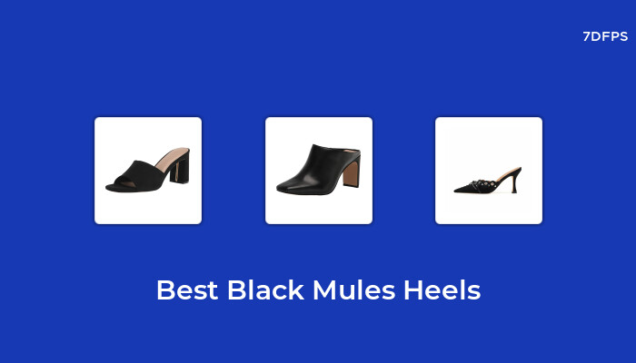 The Best-Selling Black Mules Heels That Everyone is Talking About