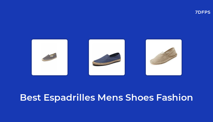 The Best-Selling Espadrilles Mens Shoes Fashion That Everyone is Talking About