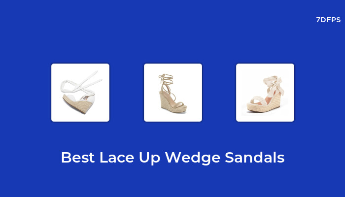 The Best-Selling Lace Up Wedge Sandals That Everyone is Talking About