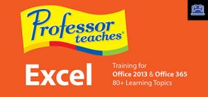 Professor Teaches Excel 2013 & 365 