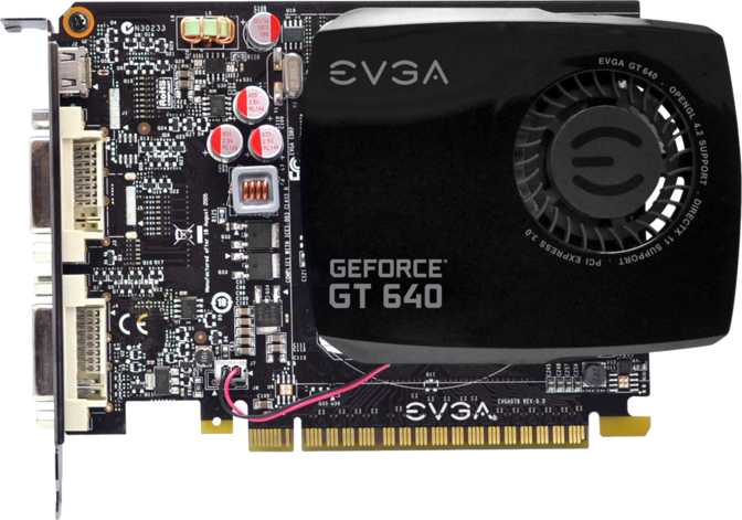 EVGA GeForce GT 640 Single Slot Image