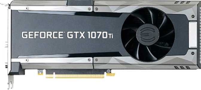 EVGA GeForce GTX 1070 Ti SC Hybrid Image