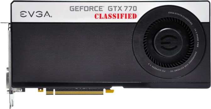 EVGA GeForce GTX 770 Classified w/ EVGA Cooler Image