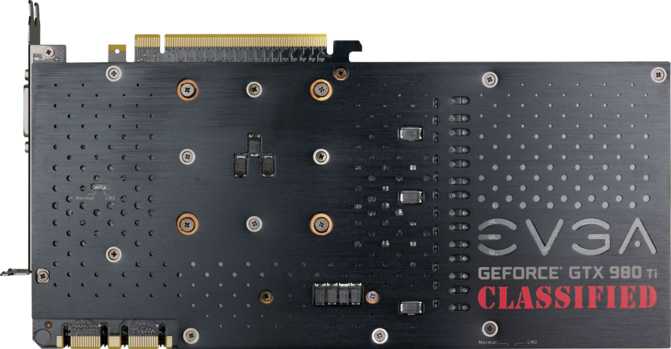 EVGA GeForce GTX 980 Ti Classified Gaming ACX 2.0+ Image