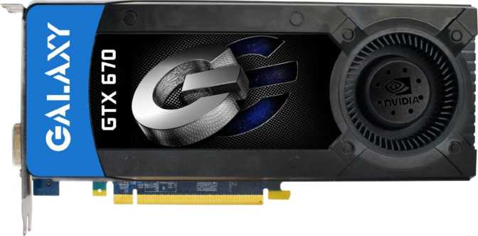 Galaxy GeForce GTX 670 Image