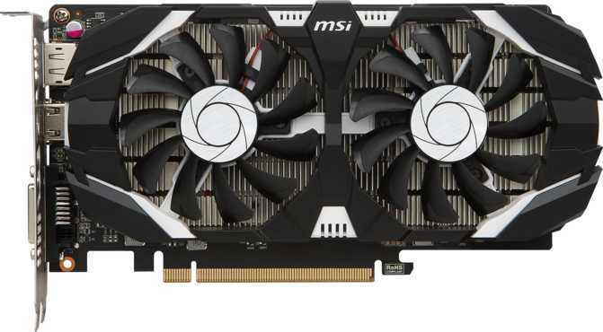 MSI GeForce GTX 1050 Ti OC 4GT Image