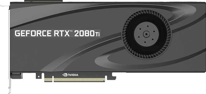 PNY GeForce RTX 2080 Ti Blower Image