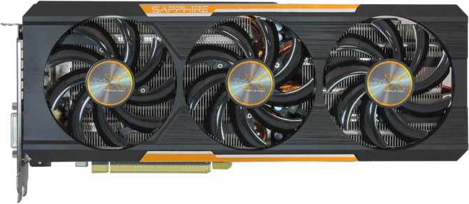Sapphire Tri-X Radeon R9 390X With Back Plate Image